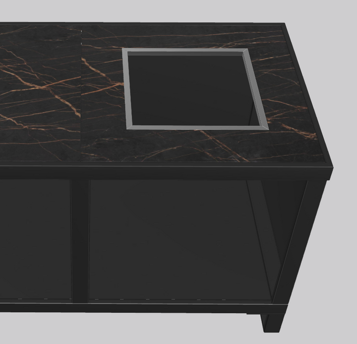 One-Q Eingangssystem Links Dekton
