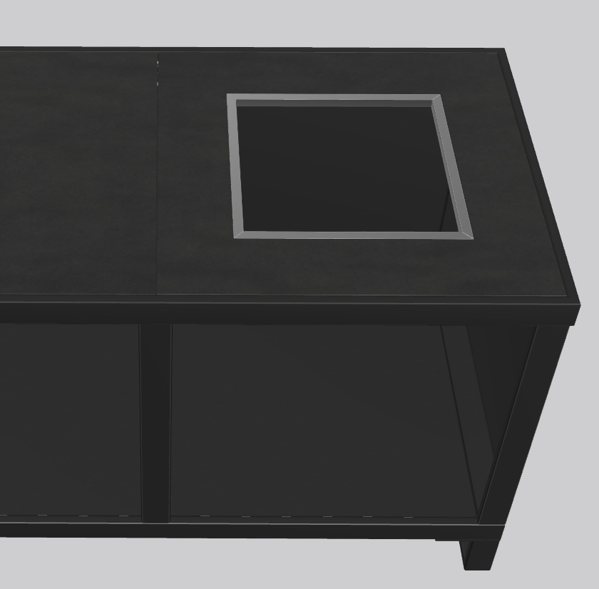 One-Q Eingangssystem Links Dekton