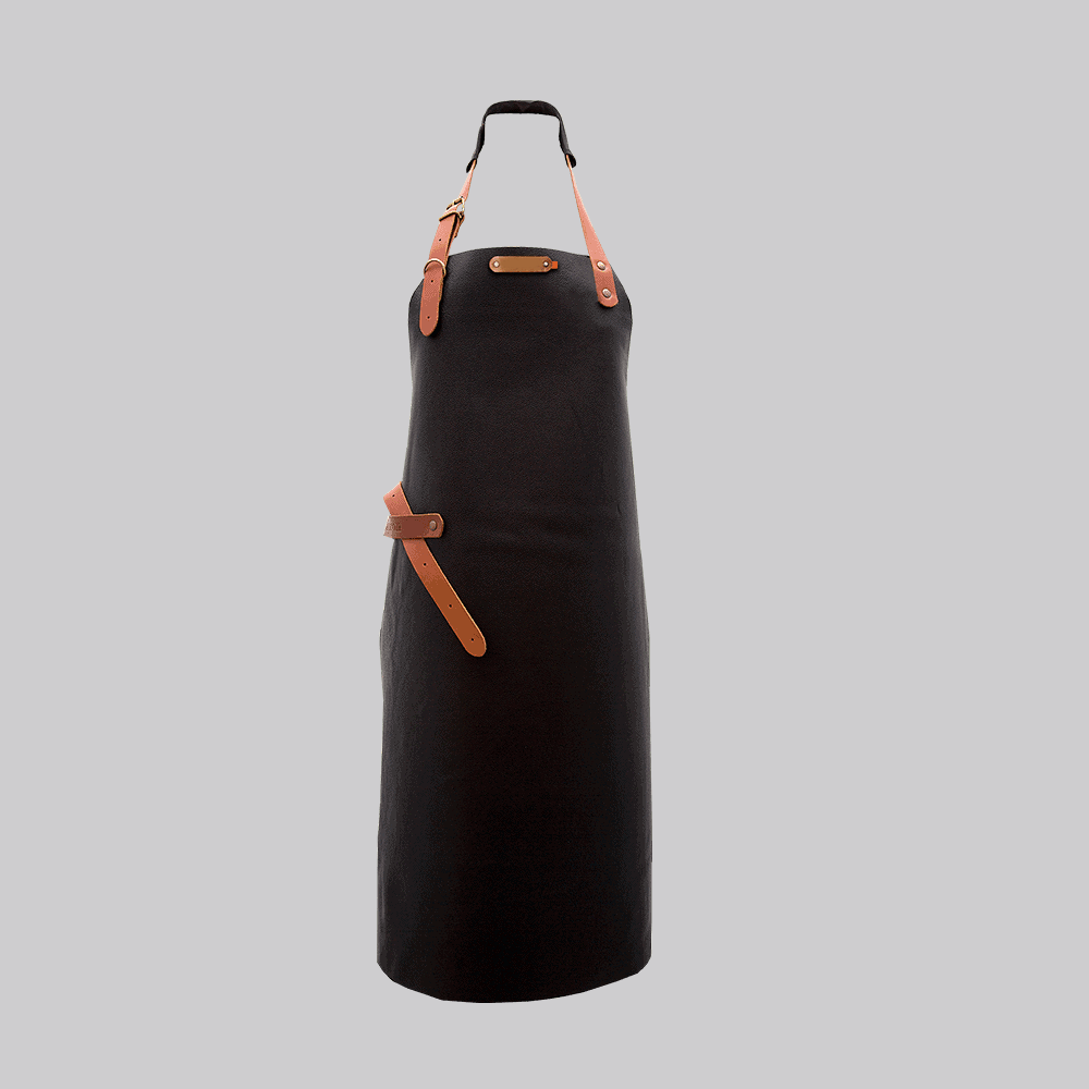 barbecue schort zwart